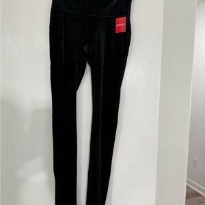 SPANX Black Velvet Leggings